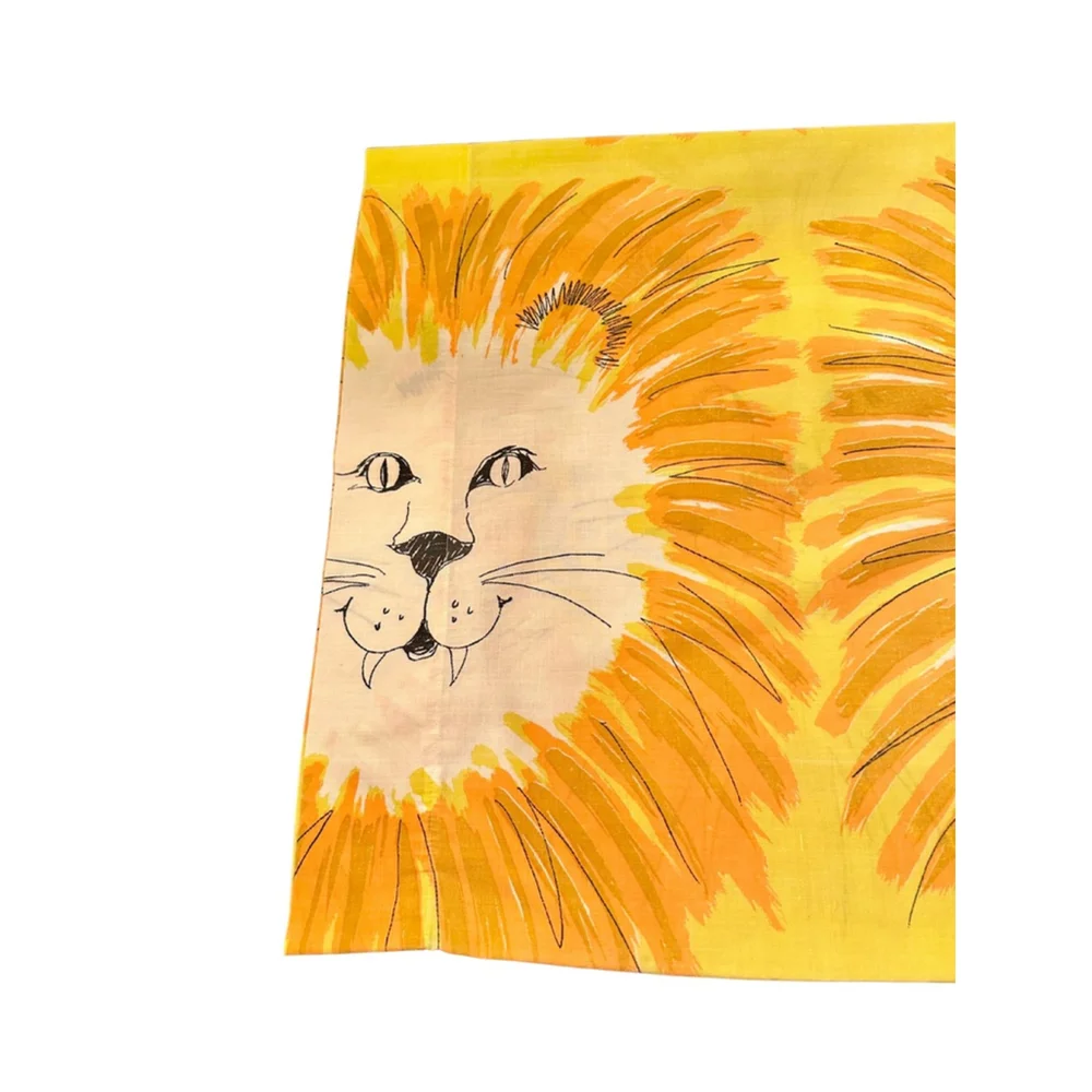 Vintage Cannon Monticello Lion Pillowcase 1970’s